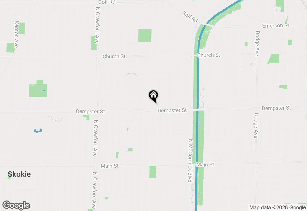 Map of 8822 Central Park Avenue, Evanston, IL 60203