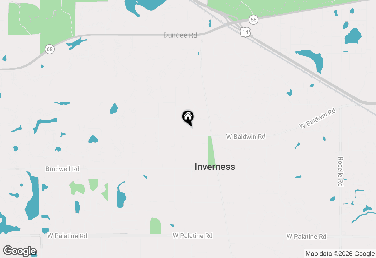 Map of 356 Windsor Lane, Inverness, IL 60010