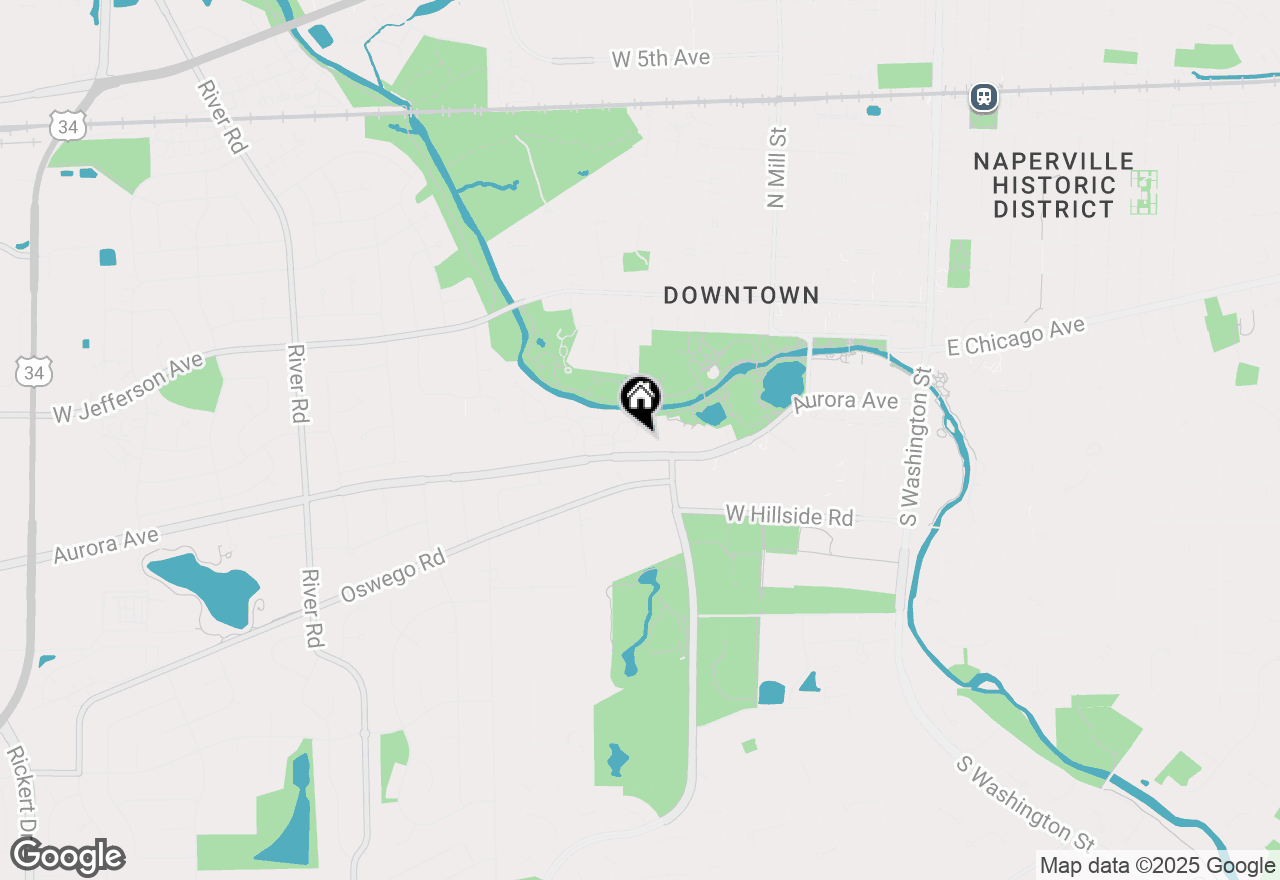 Map of 482 River Front Circle, Naperville, IL 60540