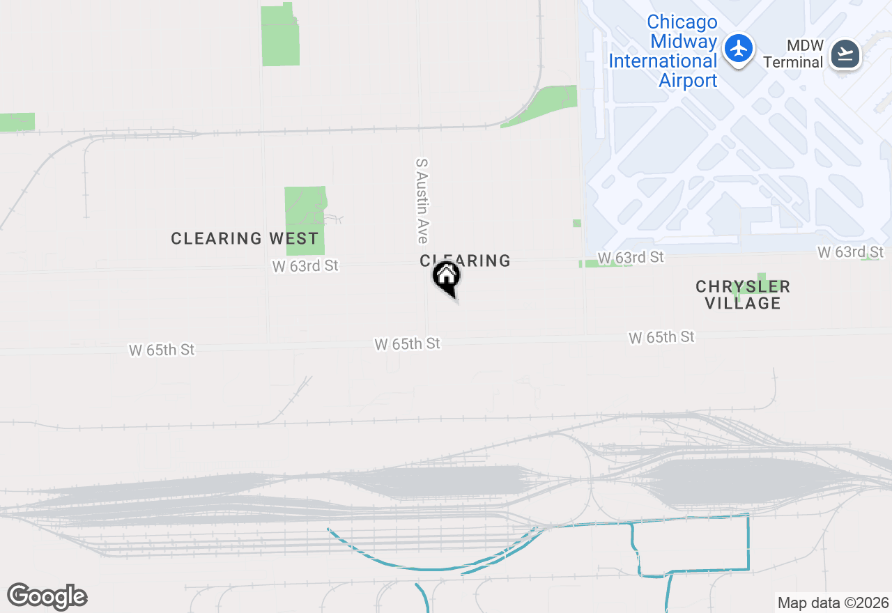 Map of 5929 W 64th Street, Chicago, IL 60638