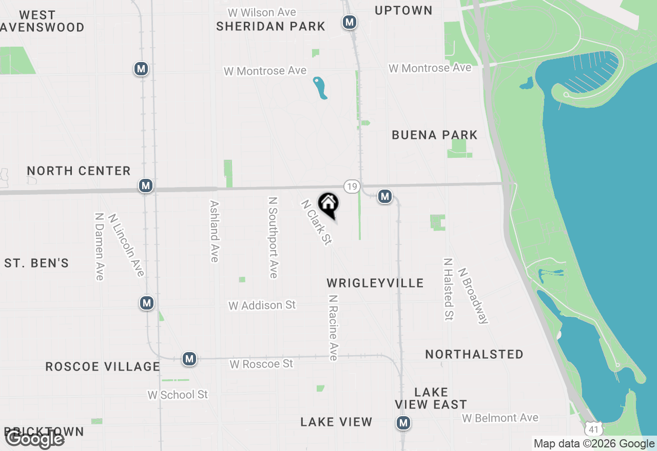 Map of 3830 N Racine Avenue, Chicago, IL 60613