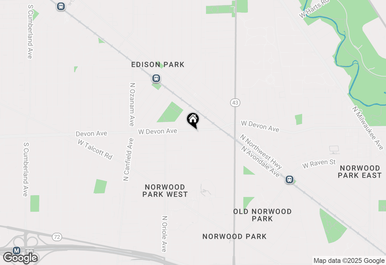 Map of 7425 W Devon Avenue, Chicago, IL 60631