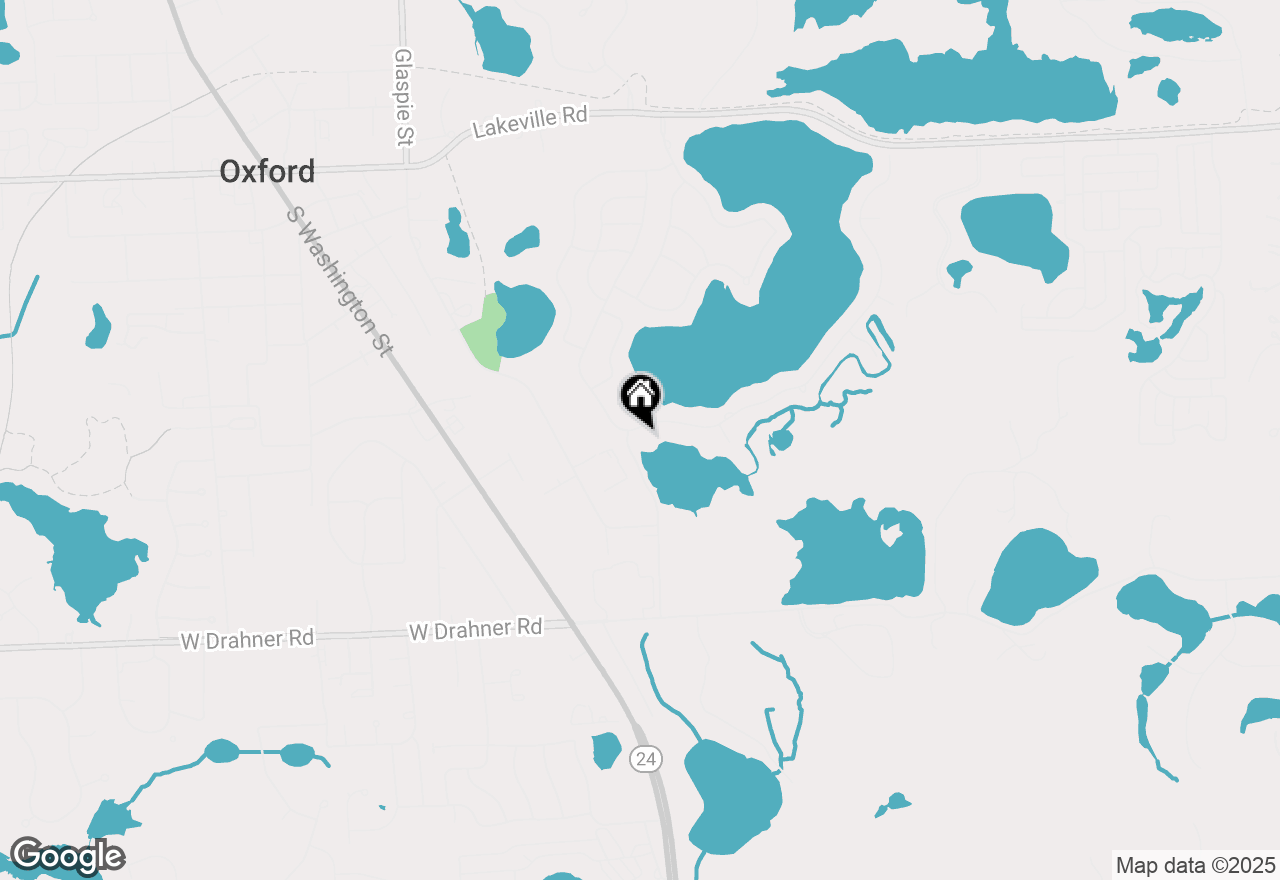 Map of 305 Lakes Edge Drive, Oxford, MI 48371