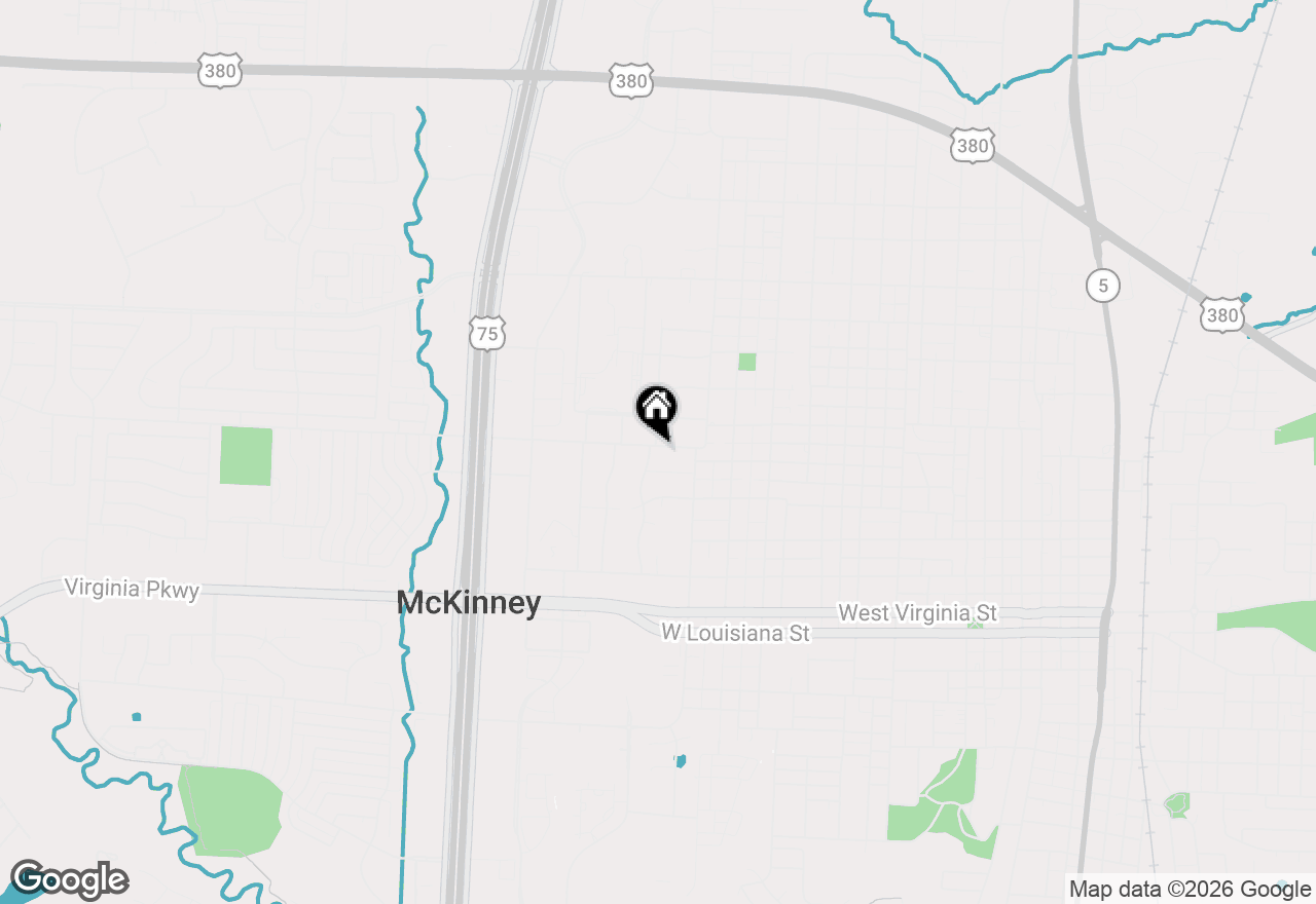 Map of 1809 Greenwood Road, Mckinney, TX 75069