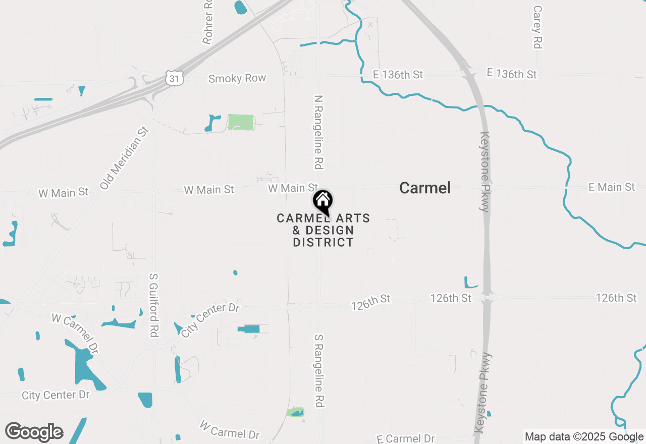 Map of 231 S Rangeline Road, Carmel, IN 46032