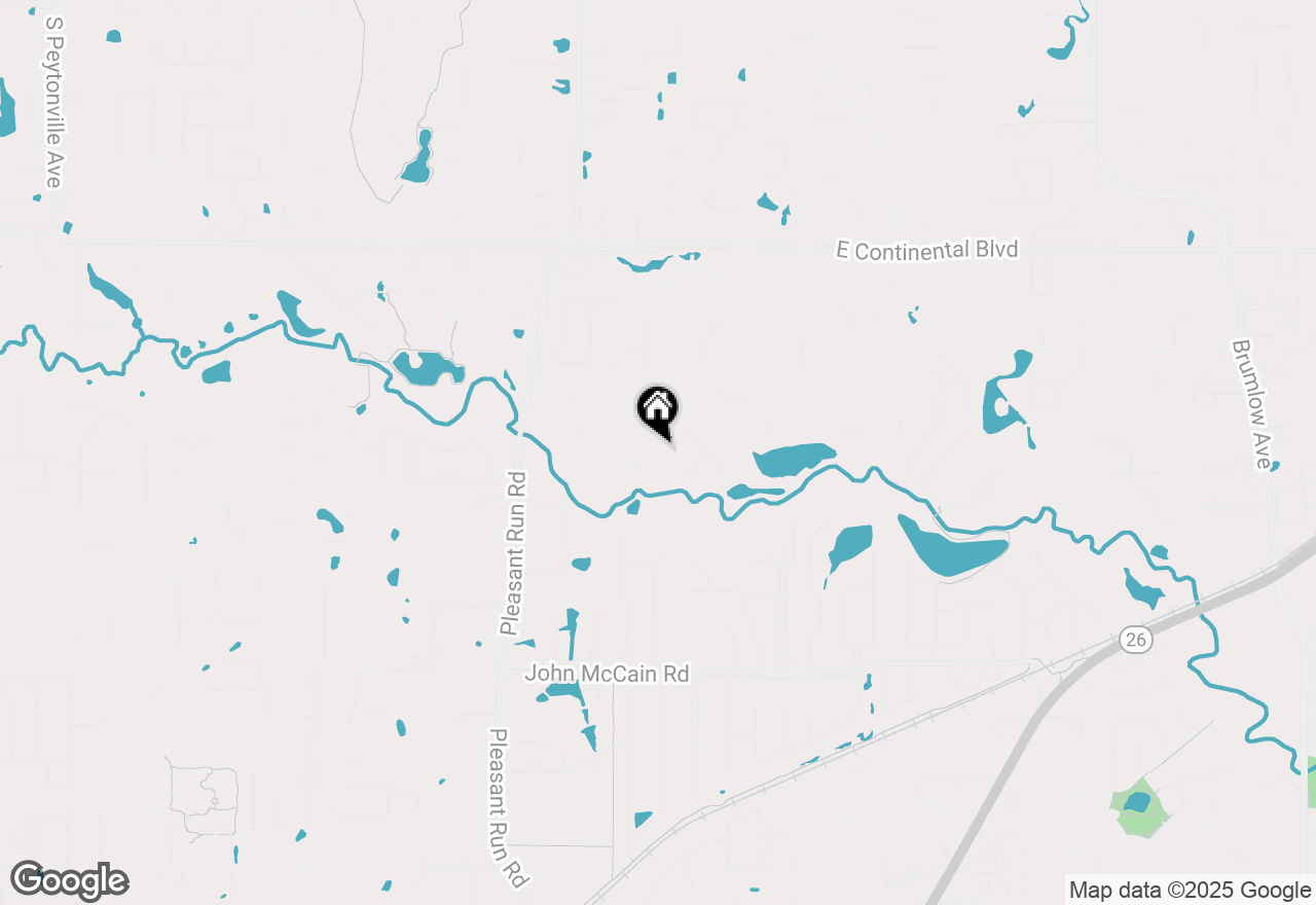 Map of 1555 Bent Creek Drive, Southlake, TX 76092