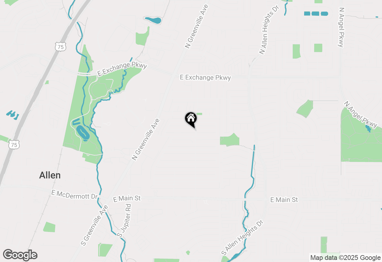 Map of 812 Lake Highlands Drive, Allen, TX 75002