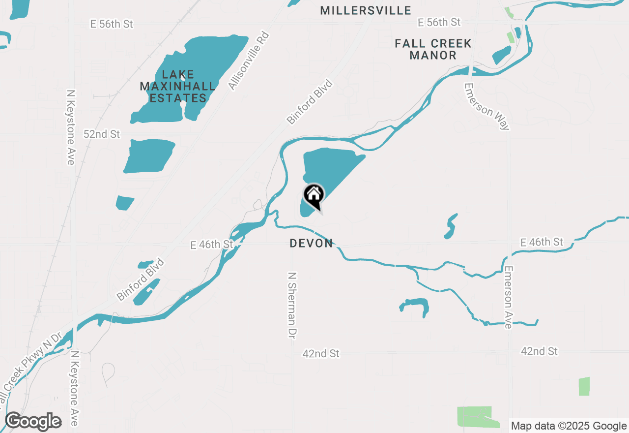 Map of 4720 Mallard View Drive, Indianapolis, IN 46226