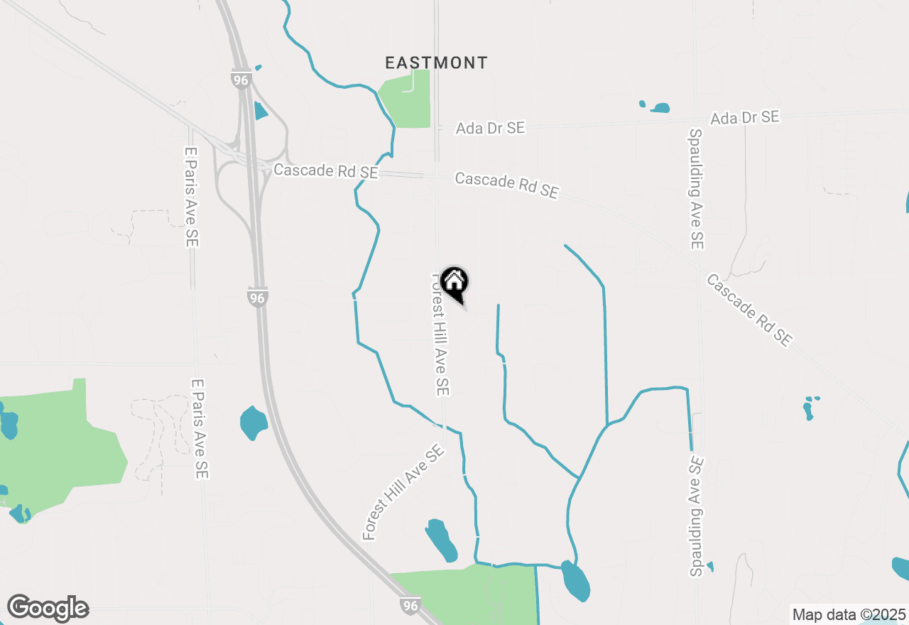 Map of 1246 Forest Hollow Court Se, Grand Rapids, MI 49546