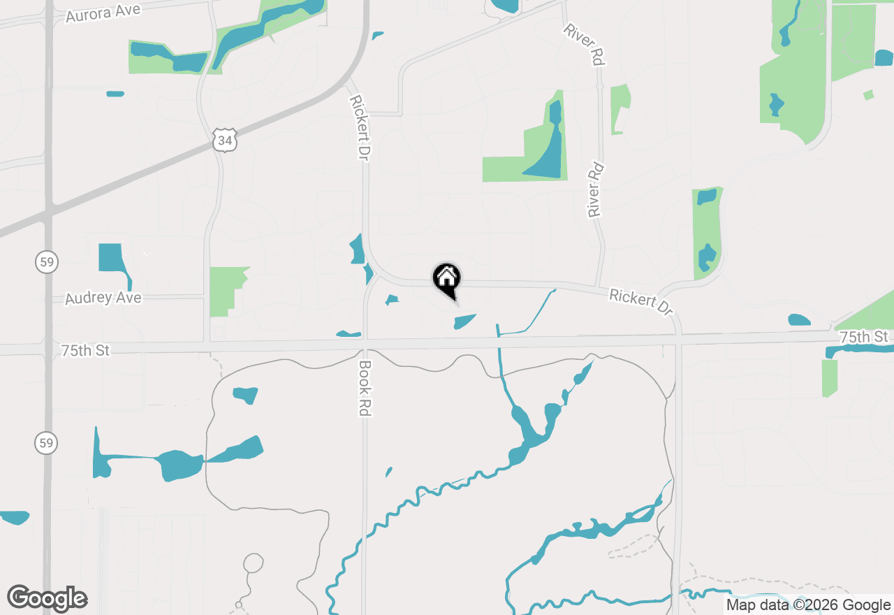 Map of 1235 Whispering Hills Drive #1235, Naperville, IL 60540