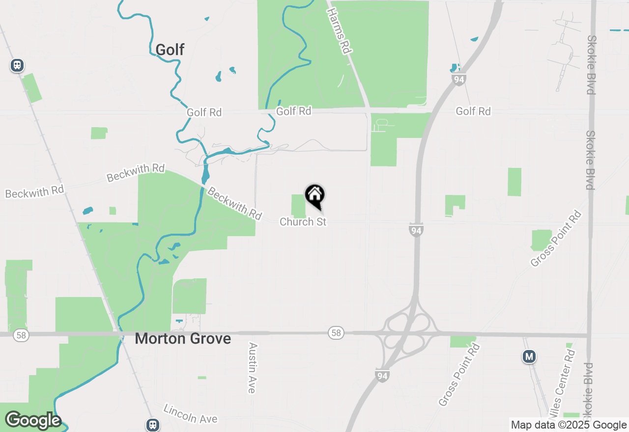 Map of 9207 Menard Avenue, Morton Grove, IL 60053