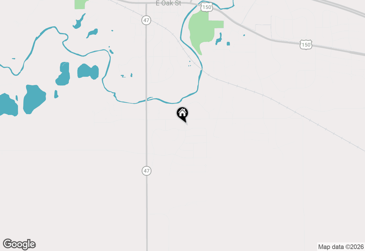 Map of 1703 Deer Run Drive, Mahomet, IL 61853
