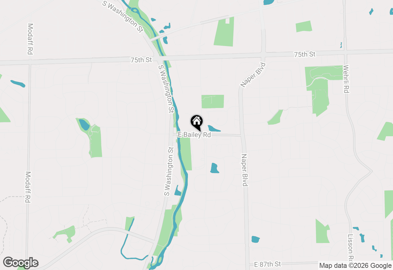 Map of 224 E Bailey Road #J, Naperville, IL 60565