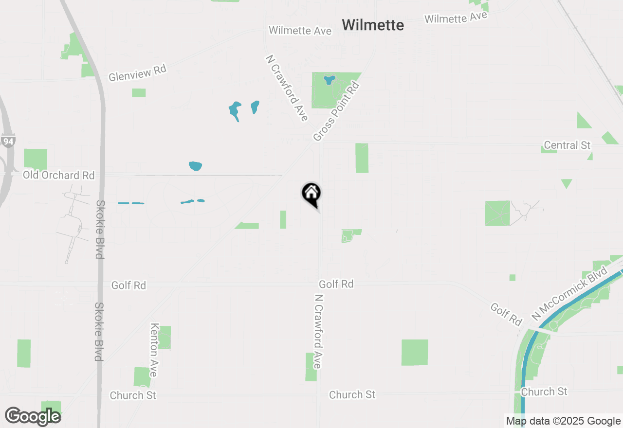 Map of 9833 Keystone Avenue, Skokie, IL 60076