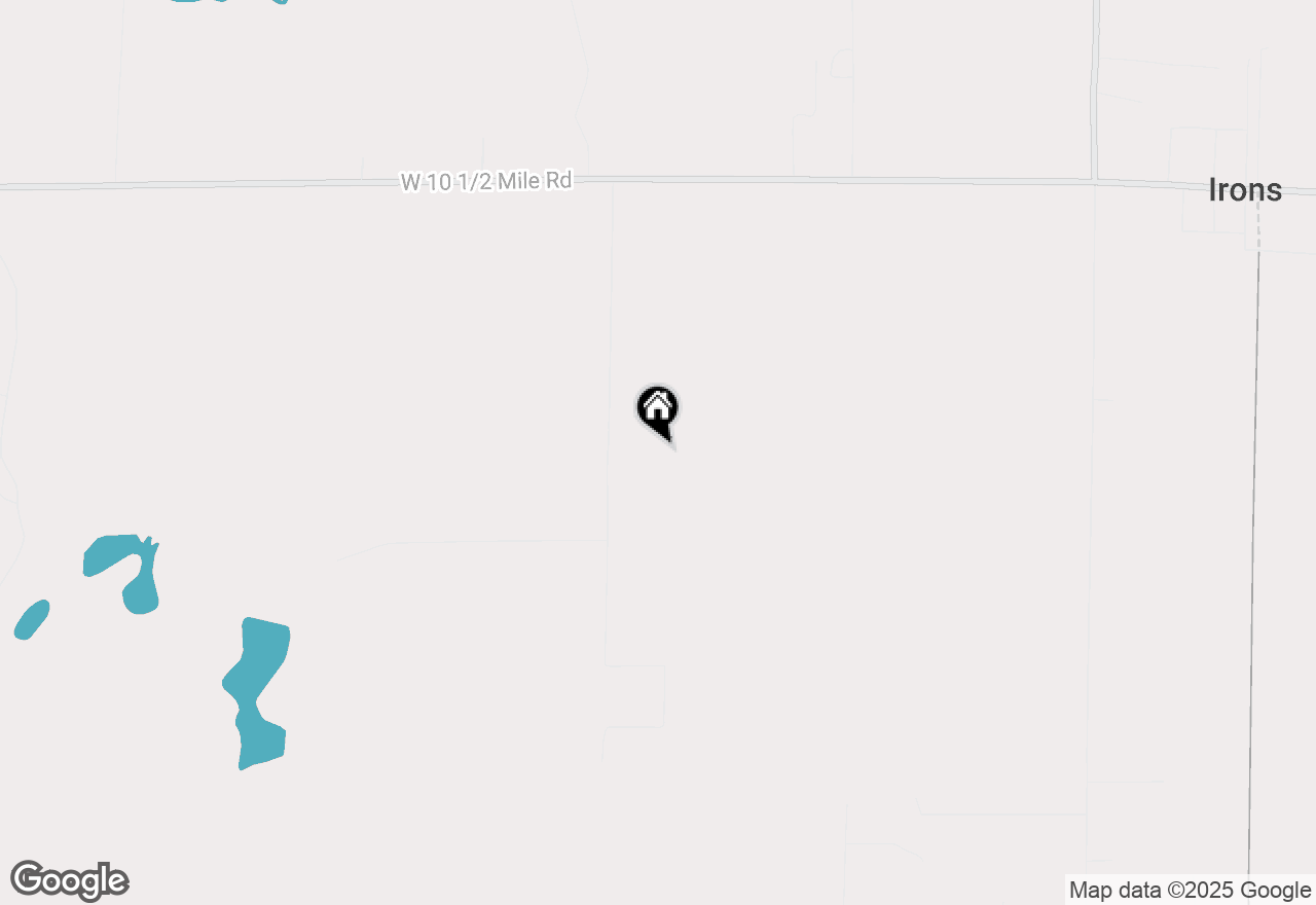 Map of 6764 W 9 1/2 Mile Road, Irons, MI 49644
