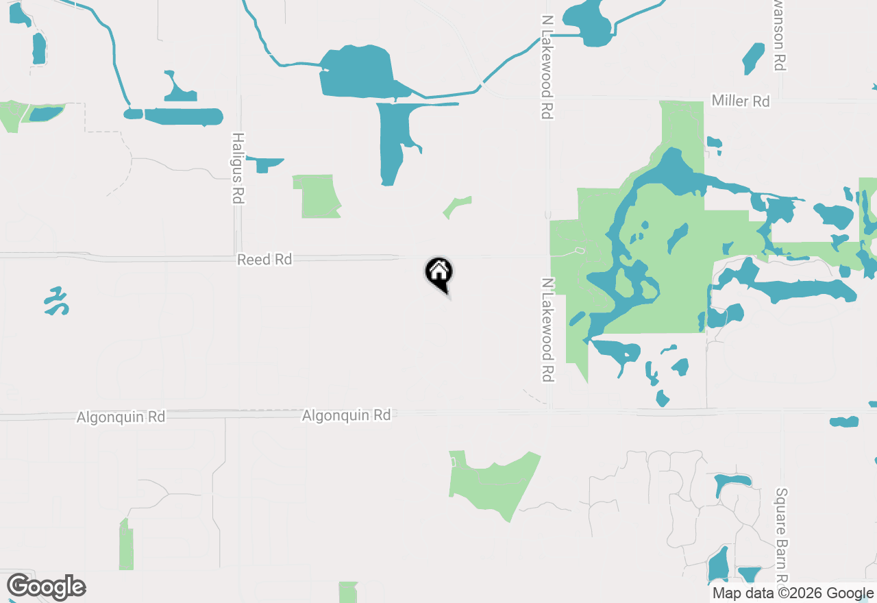 Map of 5513 Chancery Way, Lake In The Hills, IL 60156