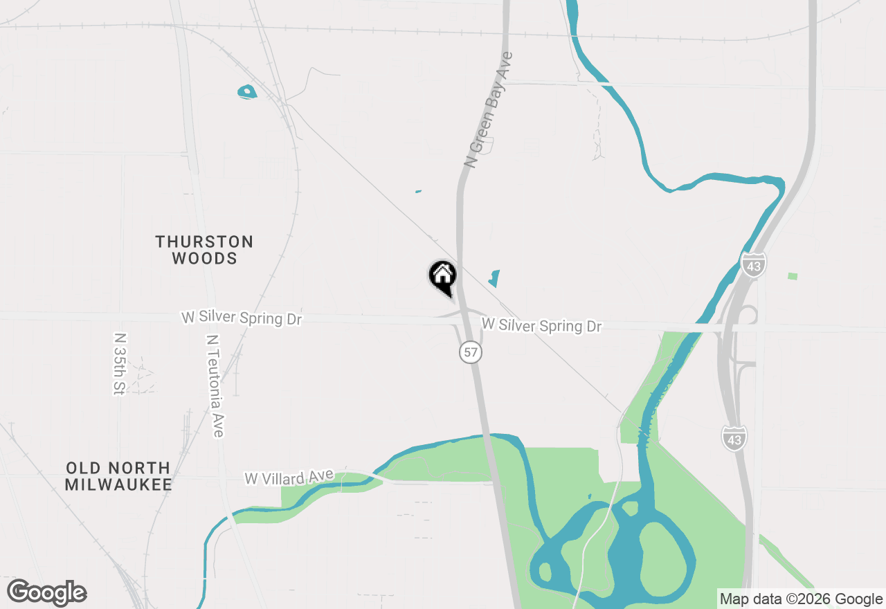 Map of 1931 W Kendall Ave, Glendale, WI 53209
