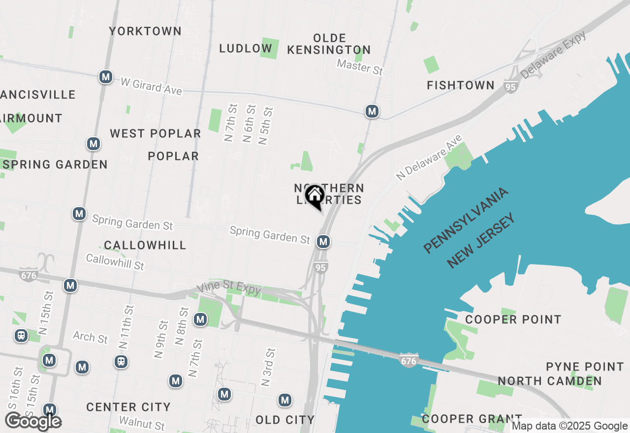 Map of 722 N 2nd Street #301, Philadelphia, PA 19123
