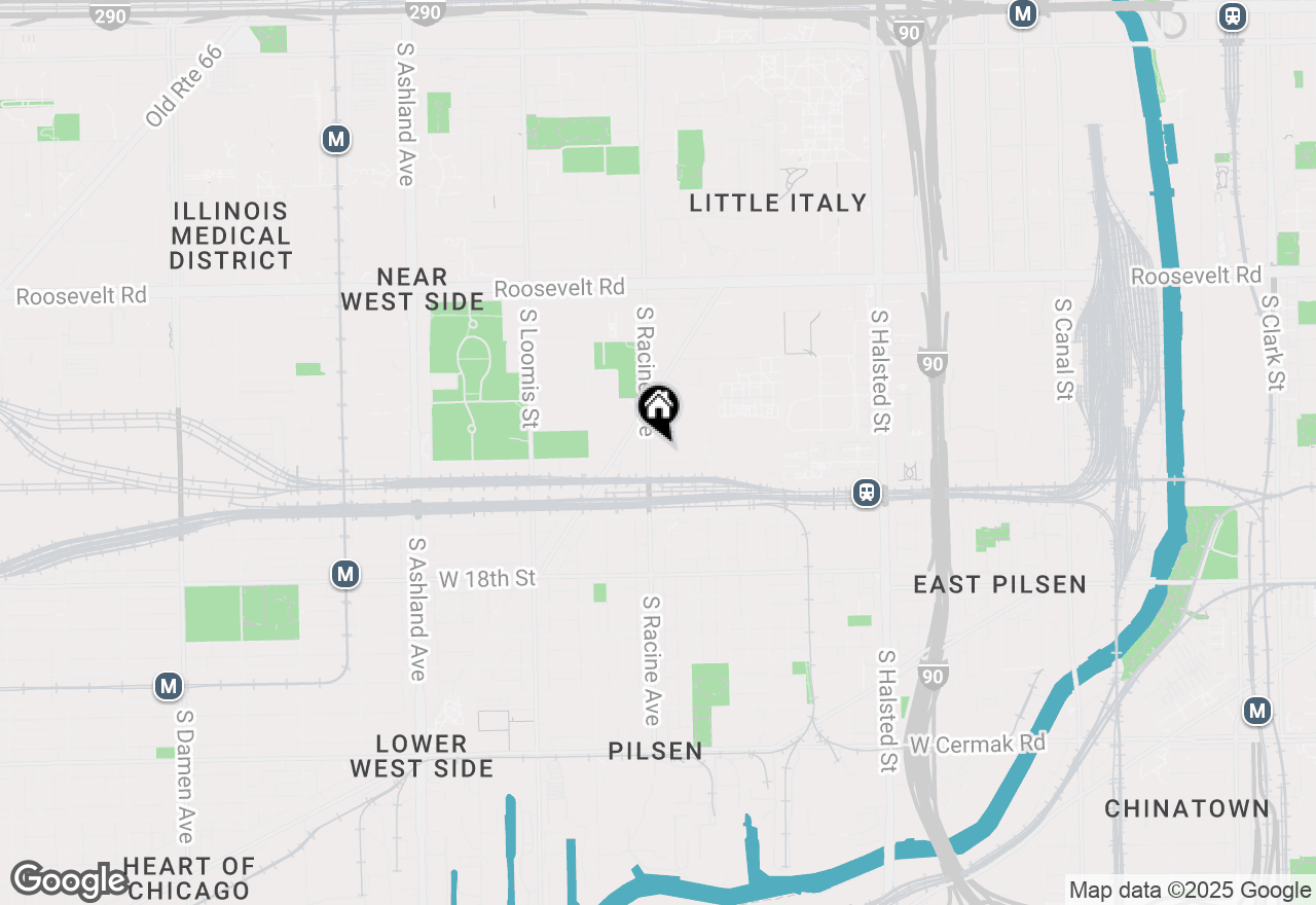 Map of 1150 W 15th Street #133, Chicago, IL 60608