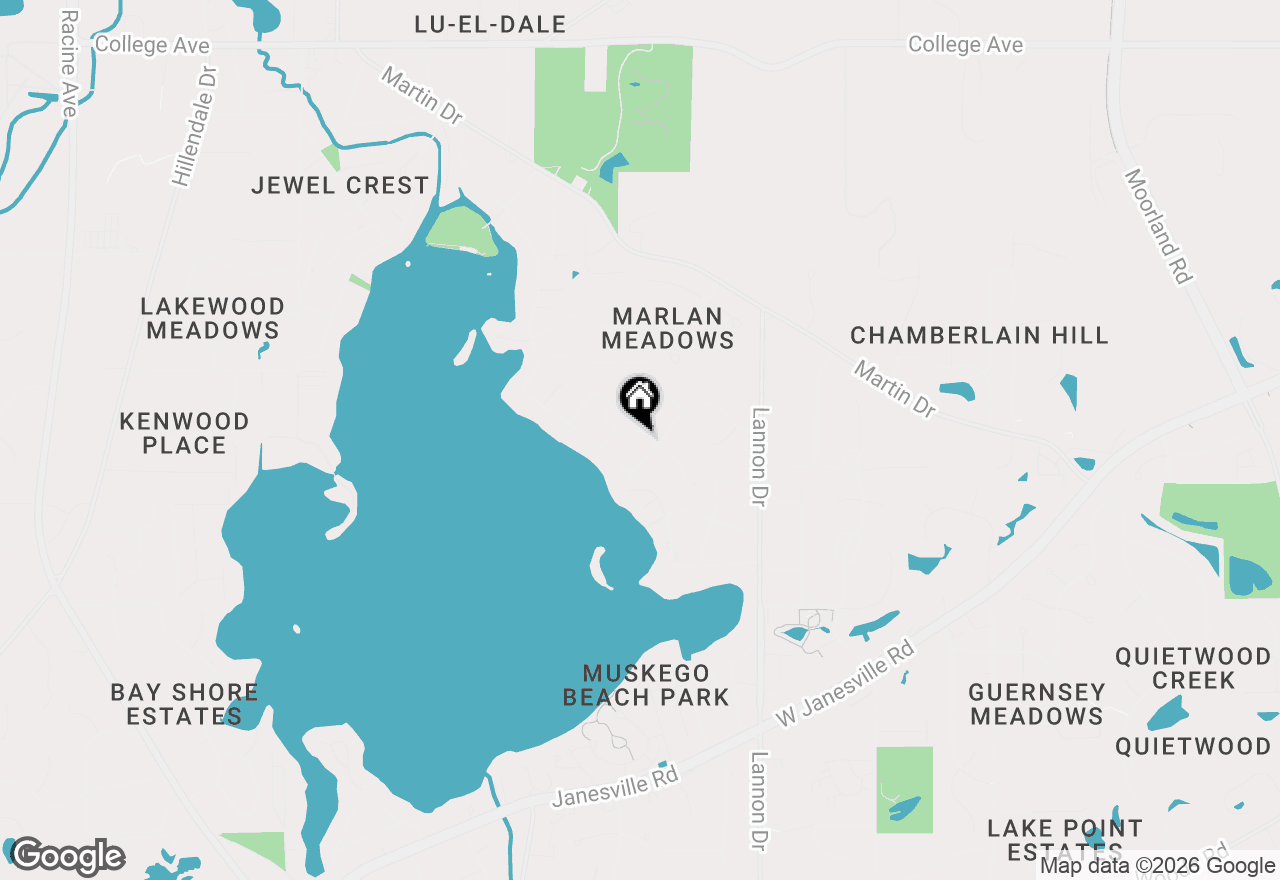 Map of W176S7016 Wildwood Dr, Muskego, WI 53150