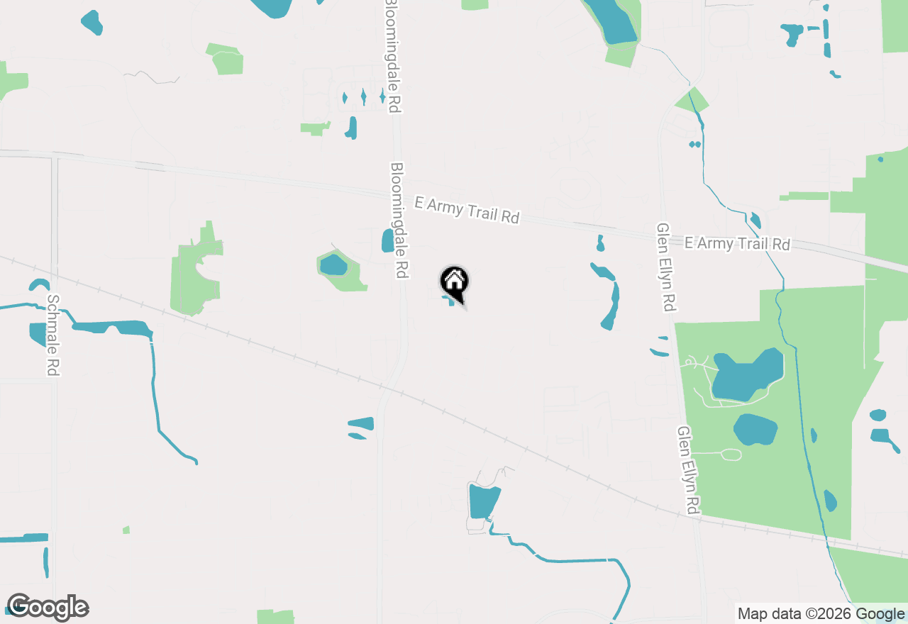 Map of 290 Loveland Drive, Glendale Heights, IL 60139