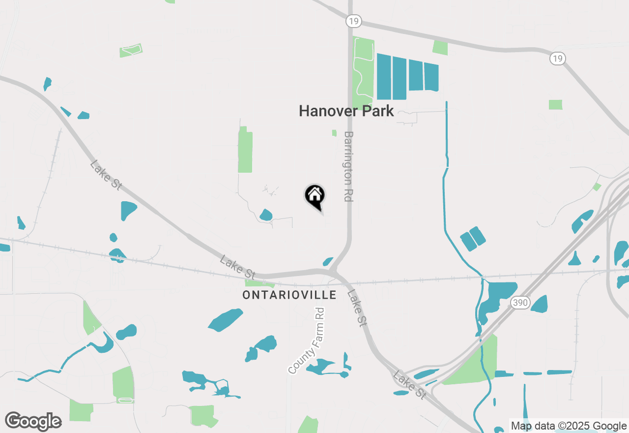 Map of 6640 Peach Tree Street, Hanover Park, IL 60133