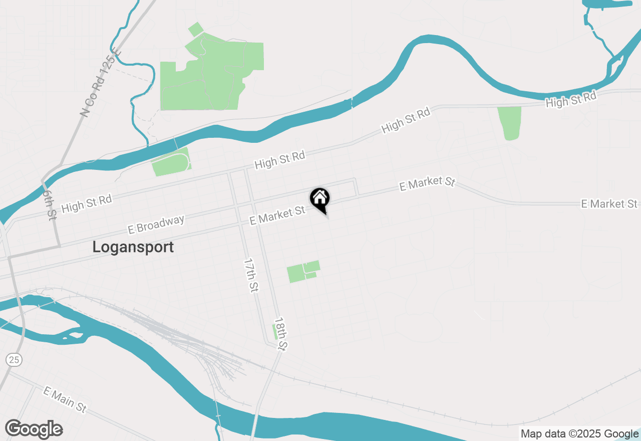 Map of 2116 Spear Street, Logansport, IN 46947