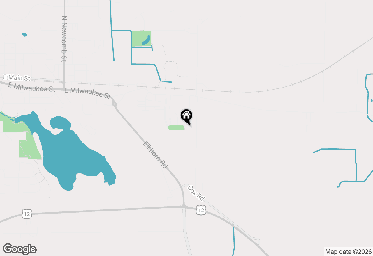 Map of 1335 E Jakes Way, Whitewater, WI 53190