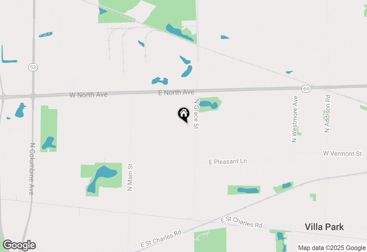 Map of 306 E Sunset Avenue, Lombard, IL 60148