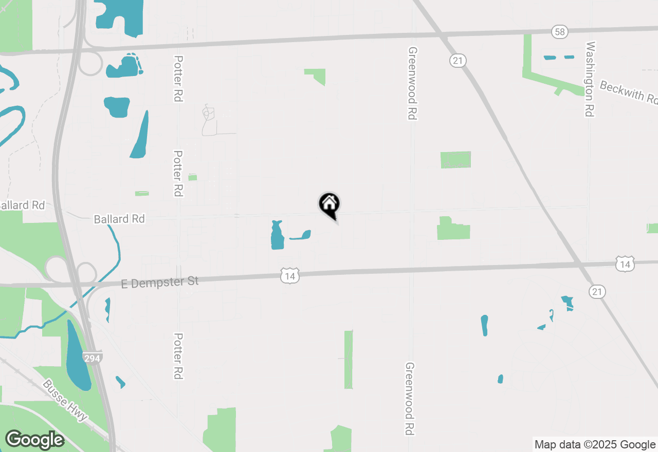 Map of 2050 Parkside Drive #2B, Park Ridge, IL 60068