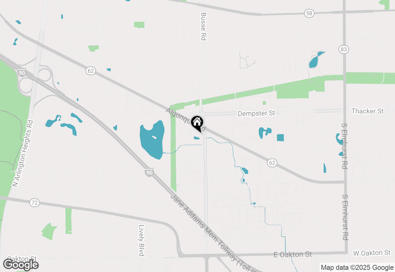 Map of (Address confidential), Mount Prospect, Illinois 60056