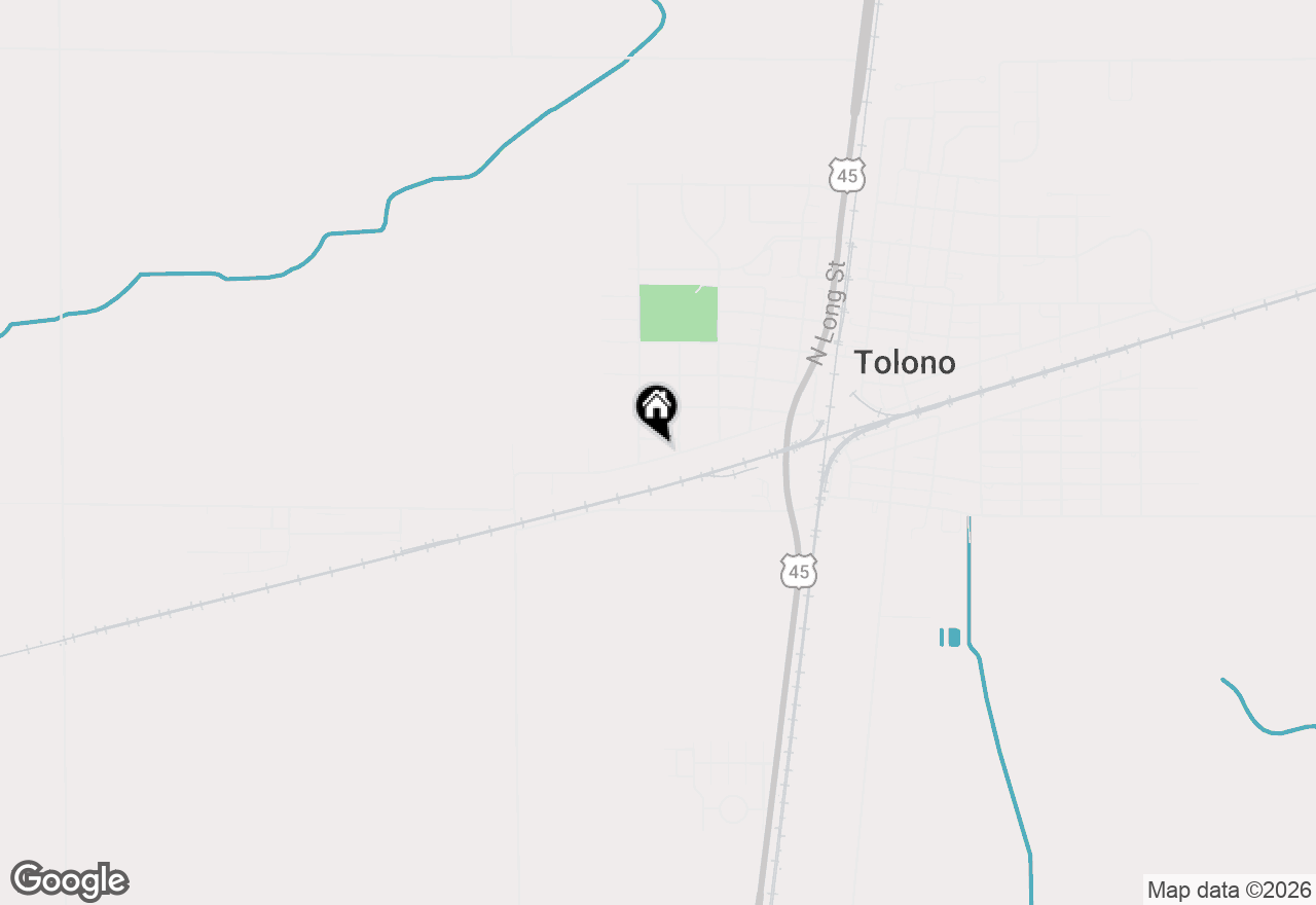 Map of 510 W Austin Street, Tolono, IL 61880