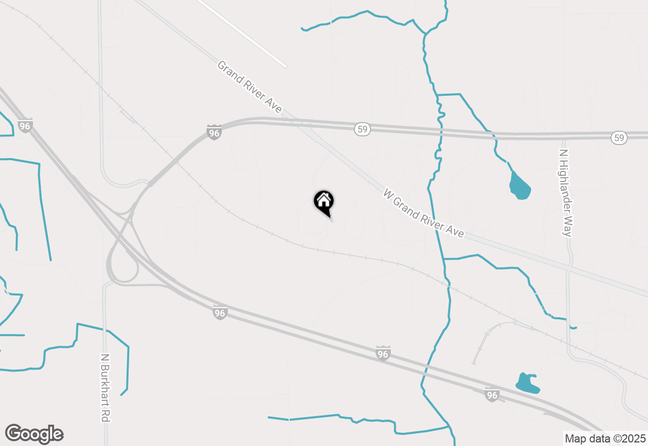 Map of 3143 Kneeland Circle, Howell, MI 48843