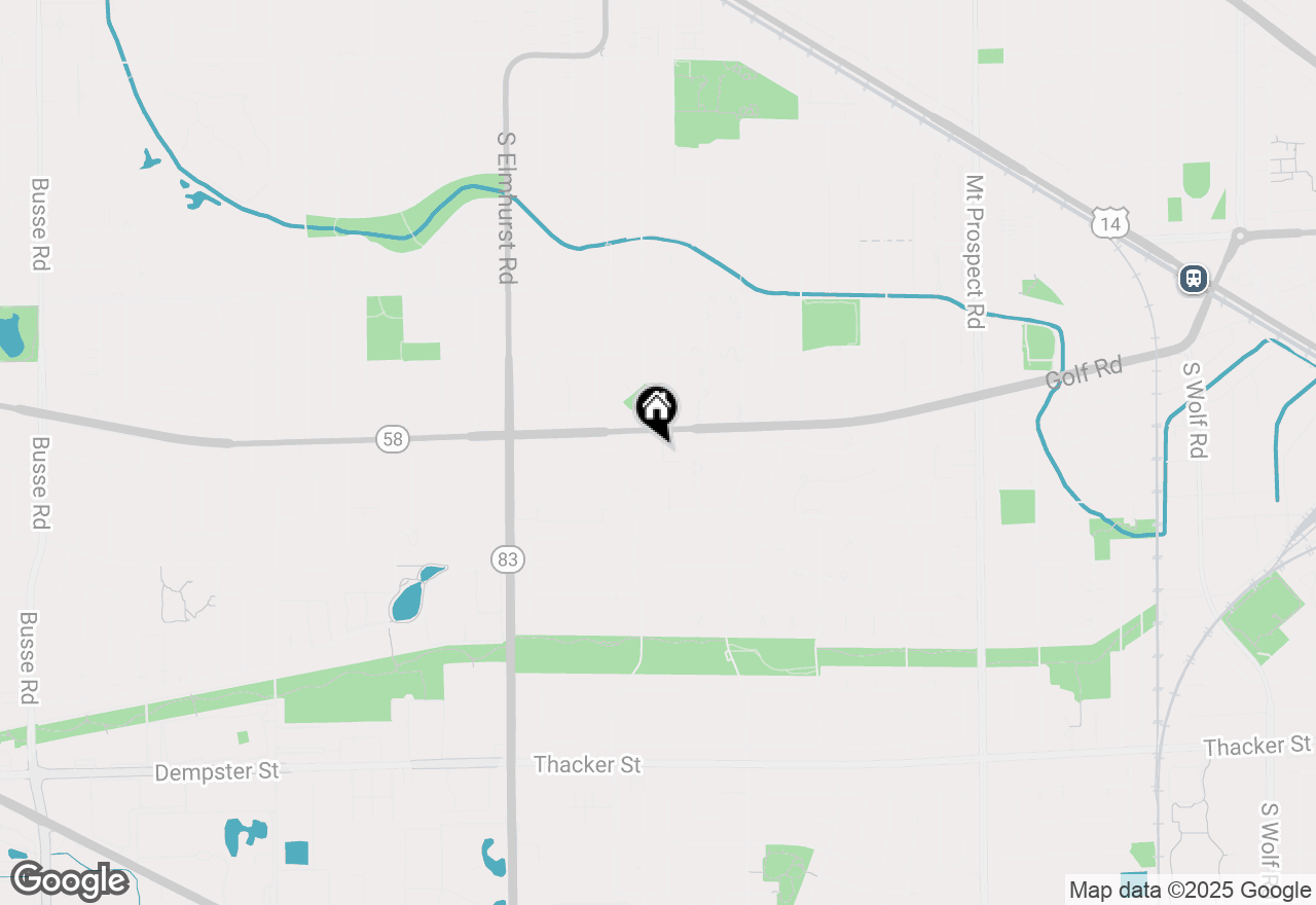 Map of 230 Shannon Court, Des Plaines, IL 60016