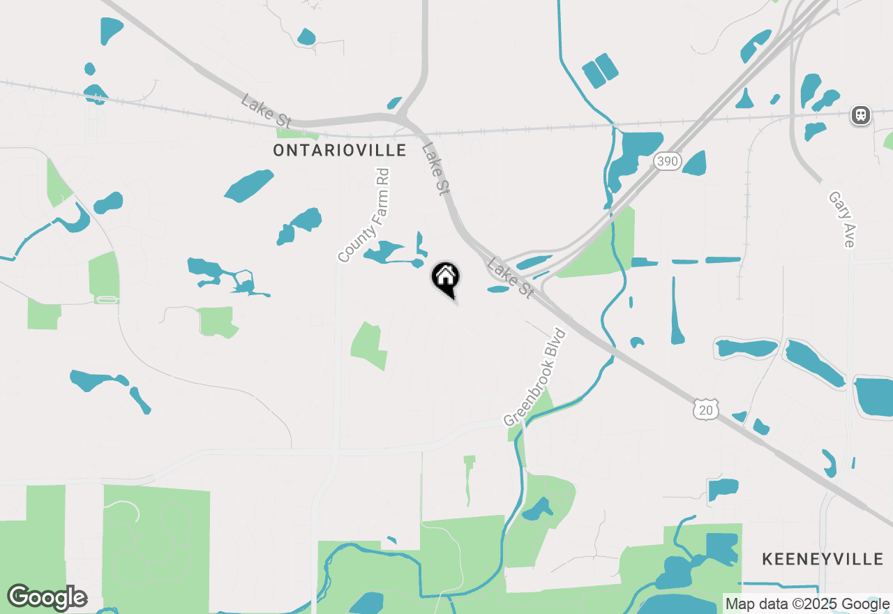 Map of 1621 Beverly Court, Hanover Park, IL 60133