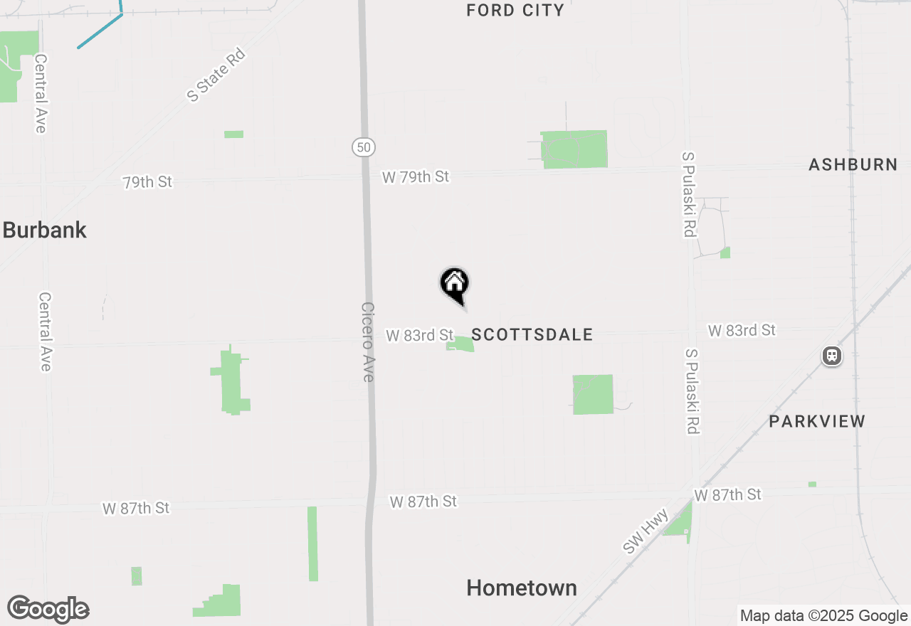 Map of 4624 W 82nd Place, Chicago, IL 60652