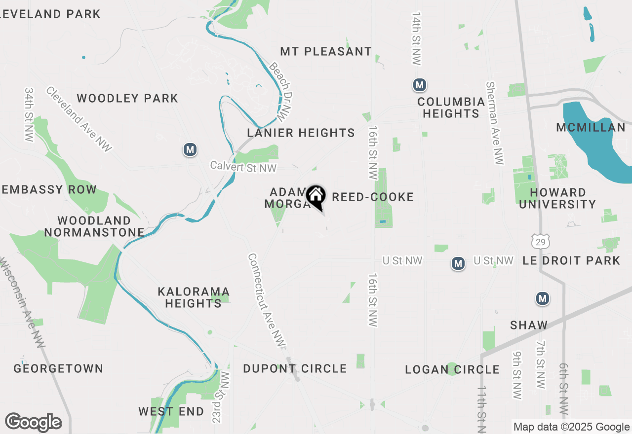 Map of 2307 18th Street Nw #1, Washington, DC 20009