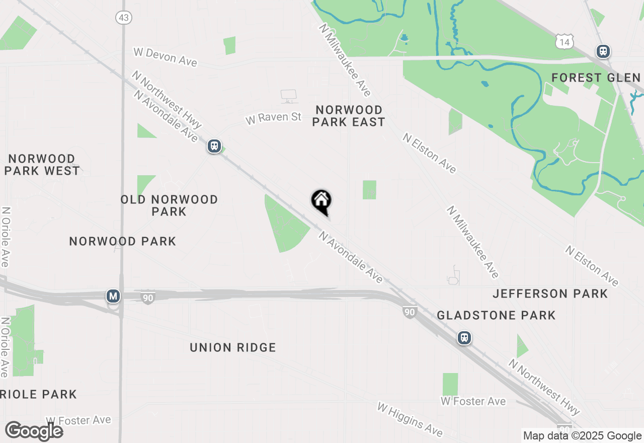 Map of 5810 N Northwest Highway, Chicago, IL 60646