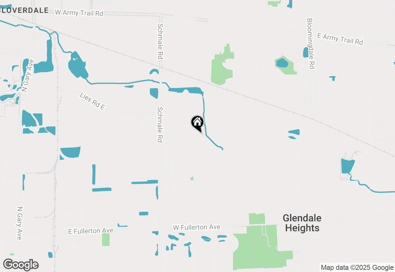 Map of 98 Hesterman Drive, Glendale Heights, IL 60139