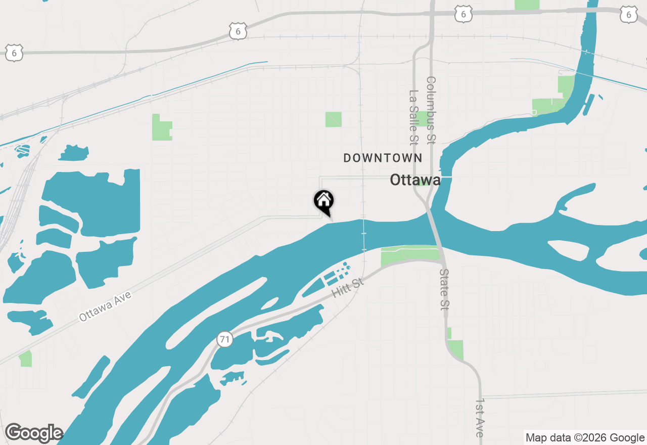 Map of 226 Clay Street, Ottawa, IL 61350