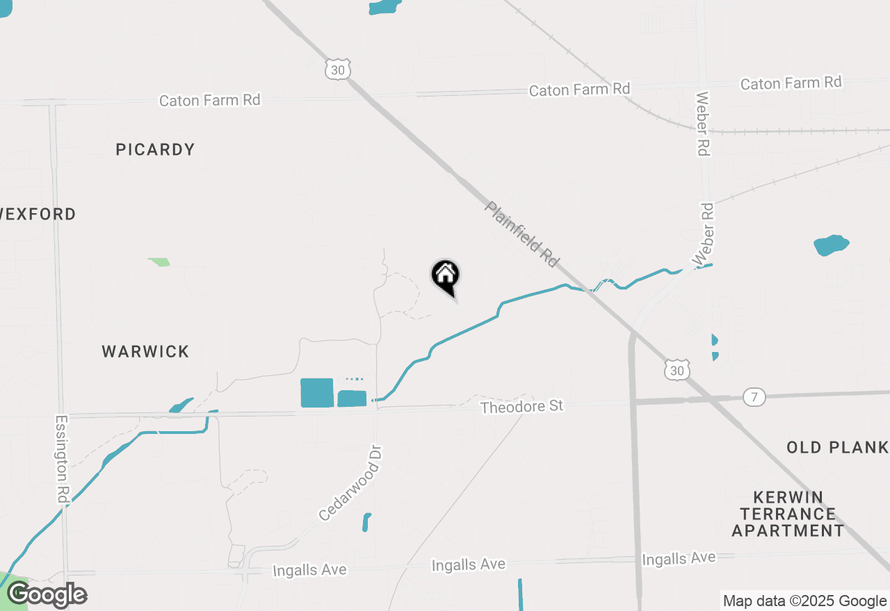 Map of 2220 Manico Drive, Crest Hill, IL 60403