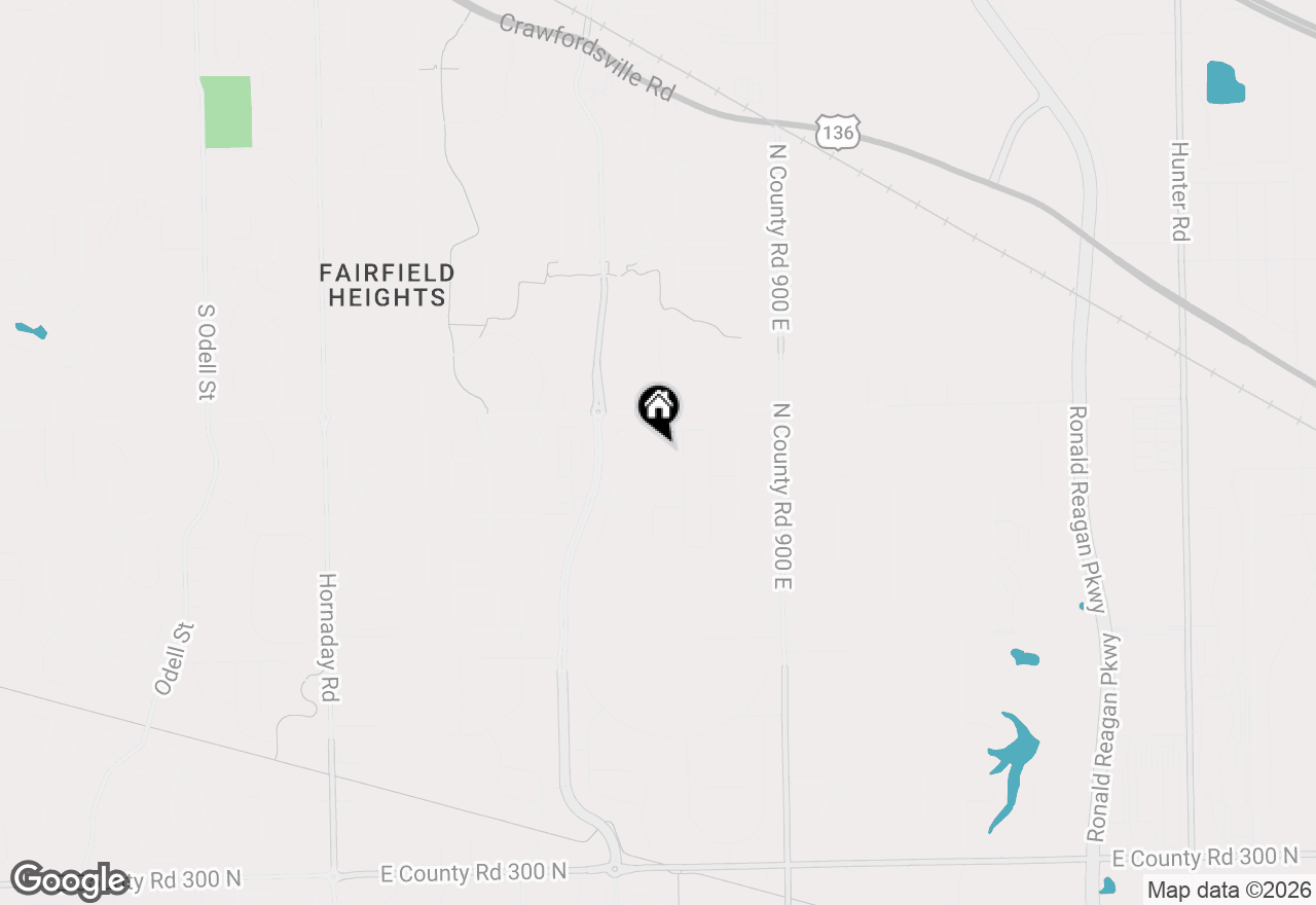 Map of 1635 Beacon Pointe Boulevard, Brownsburg, IN 46112