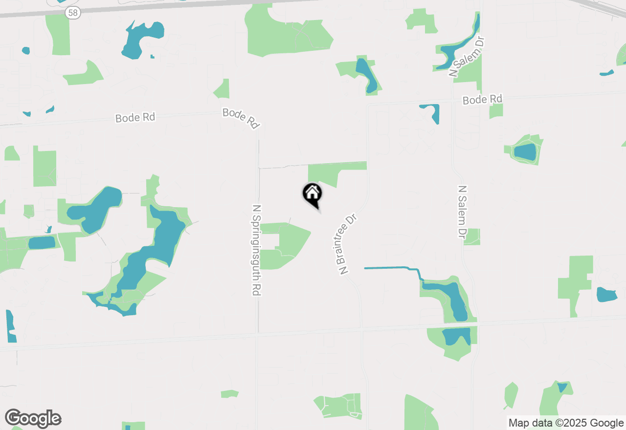 Map of 1335 Chalfont Drive, Schaumburg, IL 60194