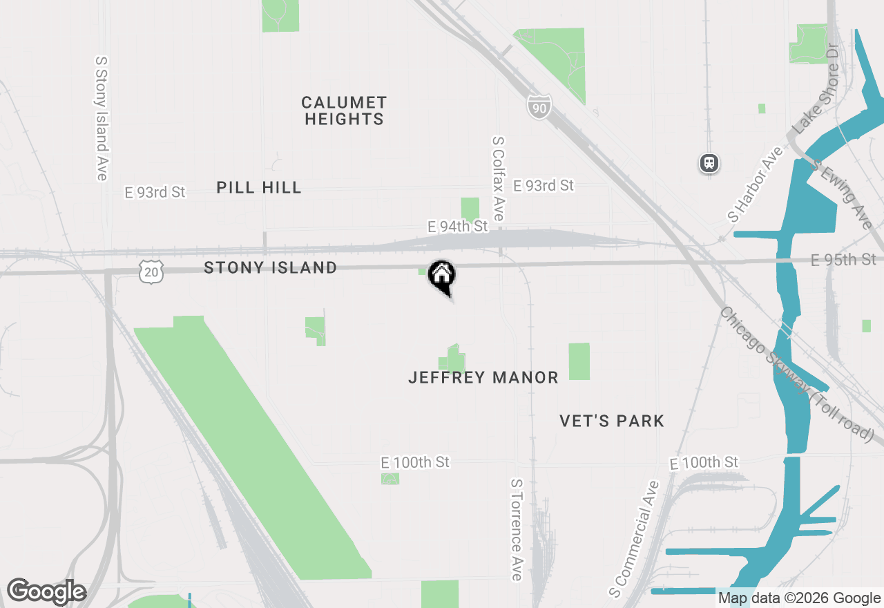 Map of 9559 S Yates Boulevard #2, Chicago, IL 60617