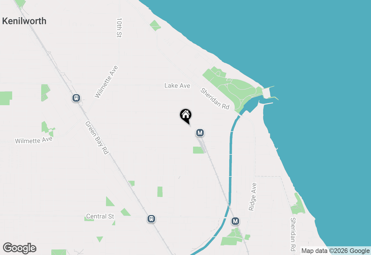 Map of 420 Linden Avenue #502, Wilmette, IL 60091