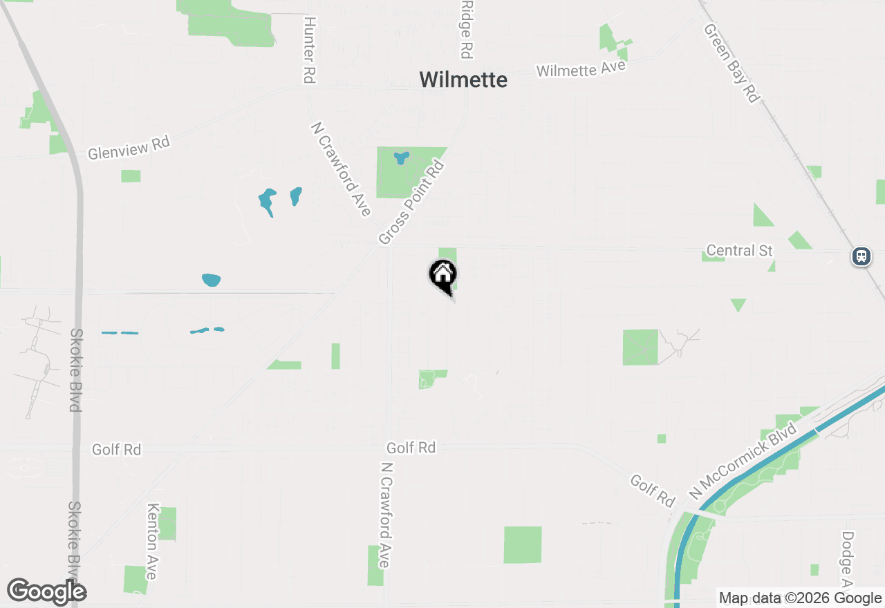 Map of 2439 Cowper Avenue, Evanston, IL 60201