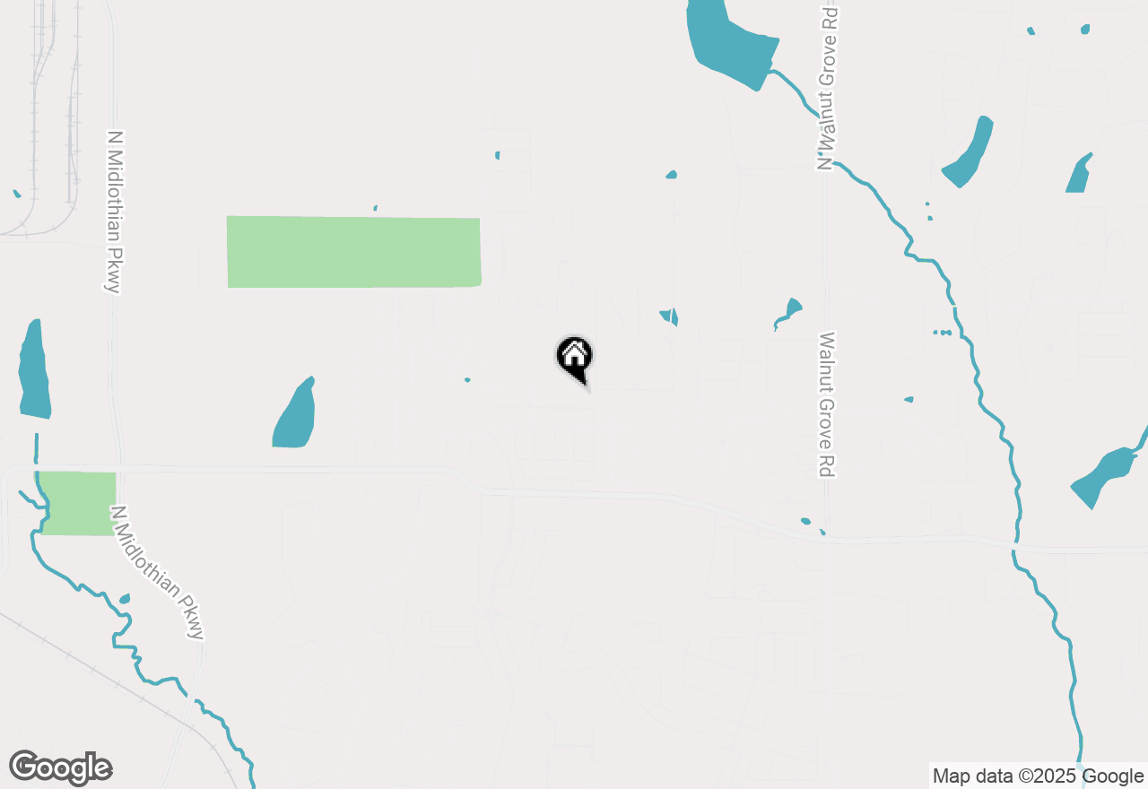Map of 3234 Canary Lane, Midlothian, TX 76065