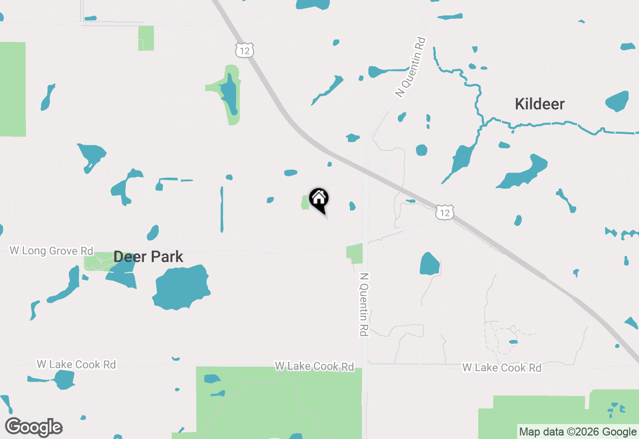 Map of 22207 W Casa Bella View, Kildeer, IL 60047