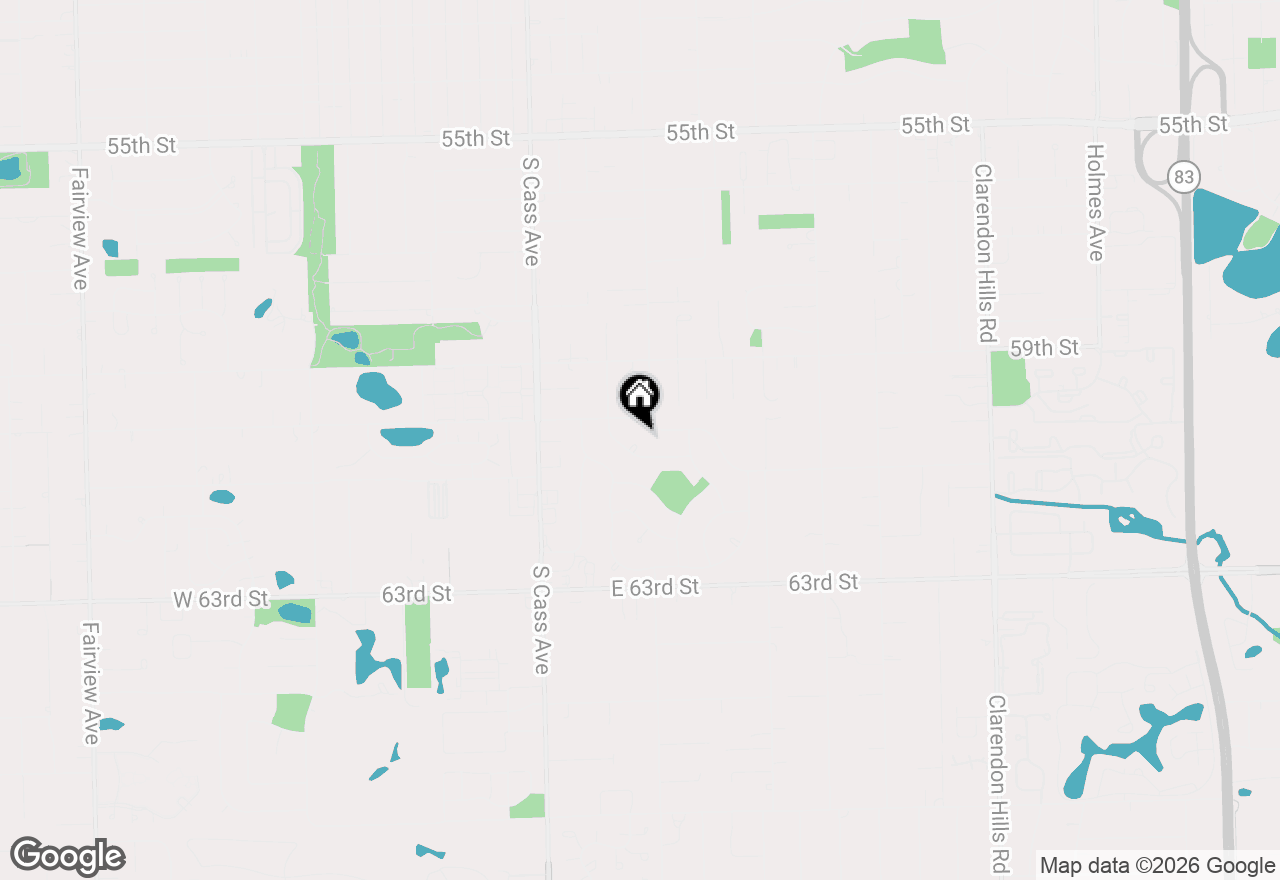 Map of 121 Heath Place, Westmont, IL 60559