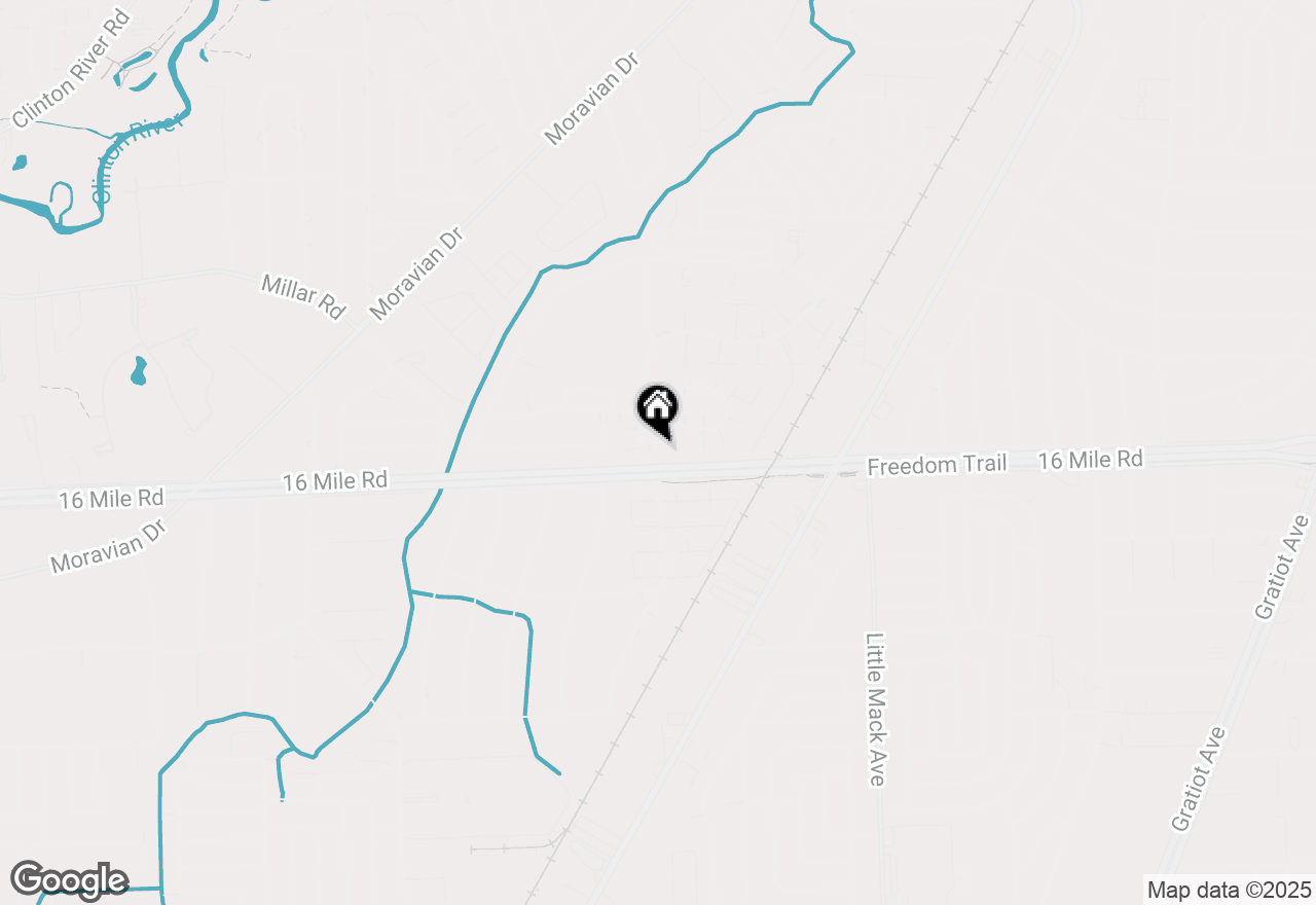 Map of 37008 Charter Oaks Boulevard, Clinton Township, MI 48036